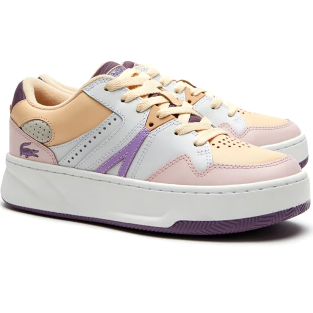 LACOSTEL005 COLOR BLOCK LOW TOP SNEAKERS